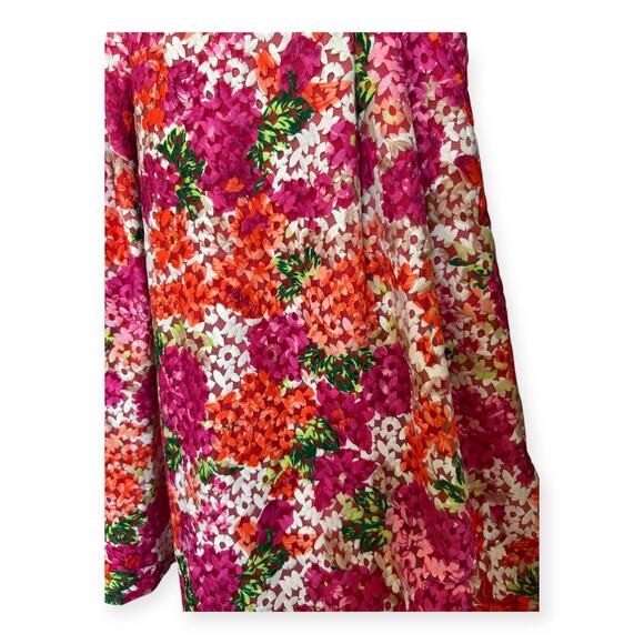 NWT Monique Lhuillier Riona size 2 Floral Embroidered Cocktail Dress Pink Rose - Picture 6 of 10